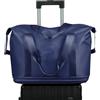 Generic Borsa a tracolla con ruote - bagaglio pieghevole da portare sotto il sedile, bagaglio da viaggio per riporre indumenti per pernottamento, weekend, cavazione, viaggi d'affari, vacanze, shopping