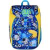 SJ GANG STYLE JAM GANG Zaino Scuola Primino, Blu, Zaino Monoscomparto con doppia tasca frontale, 20 L, Zaino Scuola Elementare, Zaino Bambino