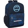Safta Zaino Scuola Batman Legend, Adattabile al Carrello, Ideale per Bambini di Diverse Età, Comodo e Versatile, Qualità e Resistenza, 32x14x43 cm, Blu Navy