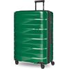Bergpfeil Articolo da viaggio, verde smeraldo metallizzato, Koffer L (75 cm) erweiterbar, Custodia rigida per check-in
