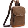 XINYASEE Zaino Antifurto, Zaino Porta pc Tela per Uomo Donna Scuola, Escursionismo, Lavoro Quotidiano, Zaino da Viaggio per Shopping, Viaggio (Caffè)