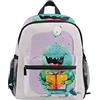 Mnsruu Zainetto per bambini carino blu Monster scuola per bambini prescolare ragazzi ragazze bambini