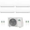 Fujitsu Climatizzatore Condizionatore Quadri Split Fujitsu Kj Inverter 7000+9000+9000+12000 Btu con Aoeg30kbta4 White - New - 7+9+9+12