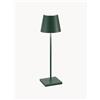 Zafferano Lampada da tavolo portatile a LED con luce regolabile Poldina Pro - Verde