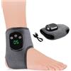 PRIMEGA Massaggiatore per caviglia - Compressione, Calore & Micro-Vibrazioni | Allevia Neuropatia, Intorpidimento & Gonfiore | Migliora la Circolazione | Per Uso Domestico & Post-Sport | Per Diabetici