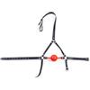 HTdangT Bondage Con Bavaglio Per Bocca SM Silicone Gag Ball BDSM Imbracatura La Testa In Pelle Regolabile Gioco Erotico Schiavo Flirtare Giocattolo Sessuale Per Coppie