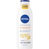 NIVEA Q10 Crema Corpo Idratante Rassodante 250 ml, Crema rassodante corpo con Coenzima Q10 Puro e Vitamina C, Crema idratante corpo 72h per pelli normali per una pelle più tonica ed elastica