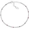 Amen Bracciale Tennis Unisex Argento 925 Gioiello Tennis Mania Trendy cod. BT1B7BR17