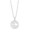 TALISMAN JEWELLERY Ciondolo in Argento 925 - Freccia del Camino de Santiago (15 MM x 15 mm), 15 MM x 15 MM, Argento sterling, Non Applicabile