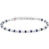 Sector No Limits Bracciale Uomo in Acciaio, Pietre Colorate, Collezione BASIC, Idee Regalo Fidanzato, Amico