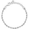 Morellato Bracciale Donna in Acciaio, Collezione INTRECCI, Catena Intrecciata, Idee Regalo Donna