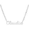 Magic In The Moonlight Collana NOME donna in acciaio 316L | ciondolo con nome personalizzato | fatte a mano, Made in Italy, ACCIAIO | CLAUDIA