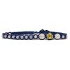 Samsara Cavigliera Tibetana Shamballa, Realizzata in Pietre per l'Estate, Comoda Pratica e Resistente, Cavigliere Regolabili Donna (QUARZO ROSA filo blu)
