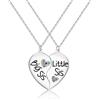 Yifnny Collana con cuore，con Ciondolo a Forma di Sorella Collana Personalizzate con Cuore Always My Sister Forever My Friend regali di Compleanno Collana Gioielli Donna Collane Lunghe (Sisters)