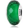 LES FOLIES DI PAOLA GRIECO Charm Murrina Vetro Murano Verde in argento 925 - Les Folies per Pandora