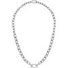 Daniel Wellington Crystal Link necklace One Size 316L Stainless Steel & Crystal Embellished Ring In Rhodium Plated Brass Silver
