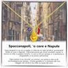 Bramart - Collana Spaccanapoli con Ciondolo Cuore Sacro e Corno Rosso - Gioiello Napoletano per Amanti della Tradizione - Finitura in Oro 18K, Giallo, Unica, Materiale: Finitura in Oro 18K