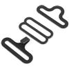 Broco Fermacravatta Metallica, Set 50 Pezzi 20mm Rame Antiruggine Ultra Sottile Clip per cravatta per Cravatta e Papillon