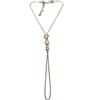 BIJOUX MAX ARGENTO Bracciale Baciamano fatto a Mano Argento 925 3 Punto Luce tondo Rodiato Oro Bianco