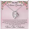 Bramart Collana Donna Buon San Valentino Idea regalo per lei Finitura in Argento, Anniversario Matrimonio Idee Regali San Valentino - Cofanetto con DEDICA incluso (Anima Gemella - San Valentino)
