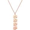 INBLUE Collana Commemorativi Personalizzata Animali Domestici, Ciondolo a Zampa di Cane per Donna, Gioiello con Zampa Nome Inciso, Argento 925/Acciaio Inox, Regalo per Amanti Degli Animali -D4