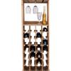 Dutch Bone DutchBone Mobiletto da Vini Claude - Cantinetta Portabottiglie in Legno di Abete per 28 Bottiglie