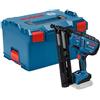 Bosch Professional 18V System Chiodatrice legno GNH 18V-64 MD (azion.sing./a contatto,idonea per i seguenti chiodi: 32-64 mm,15 GA (1,8 mm) e ang. caricatore da 34°, L-BOXX, senza batt./caricabatt.)