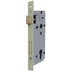 Yale Serratura per porte in legno Y52X0045 ottone lucido, bordi quadri, entrata 45 mm