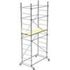 Marchetti Trabattello in alluminio H3,60 M 2 semipiani e 4 ruote Ø 125 Marchetti ZEUS