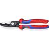 KNIPEX Cesoia per cavi con doppio tagliente con manici comfort 200 mm, 95 12 200