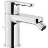 Nobili rubinetterie ABE87119/1CR ABC Miscelatore Monocomando per Bidet, Scarico 1 1/4 Pollici, a Risparmio Energetico, Cromo