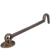 Cikonielf Gancio per Cabina per Occhiello per Finestra - Fermo per Porta di Casa - Gancio per Cabina Antico - Ganci di Sicurezza - Staffa per Porta del Vento - Supporto per Finestra (Bronzo)