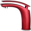 BPILOT Rubinetti Da Bagno Rubinetto Miscelatore Per Wc Da Bagno Con Rubinetto Per Lavabo In Rame Rosso