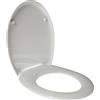 IDROTOP Copriwater per G.S.I. CITY SOSPESO AVVOLGENTE TERMOINDURENTE BIANCO cerniera inox