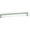 Gedotec Maniglia a barra, lunga | DER U | Maniglia per mobili, nichel spazzolato Lunghezza: 328 mm - Distanza di foratura: 320 mm | 1 pezzo | Maniglia a barra per cucina con accessori