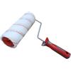Generico Rullo per Pittura 20 cm e 25 cm in Tessuto Acrilico a Pelo Corto con Rigo 'S315', Manico in Plastica e Inserto in Gomma (25 cm)