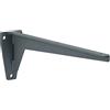 Gedotec staffa metallo carichi pesanti - MIRA | Profondità: 280 mm | Portata 150 kg | Reggimensola acciaio grigio | Spessore 6 mm | 1 pezzo - Mensola da parete per ripiani