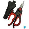fumasi professional tools by gimap Forbice professionale per elettricisti in acciaio inox resistente e di lunga durata funzione spelafili zigrinatura antiscivolo lame con durezza 58 HRC isolato per tensione 1000v linea pro