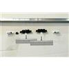 PORTE ITALIANE Kit pinze e Binario portata KG 150 attacco a soffitto per Porta Scorrevole Vetro dimensioni cm 180