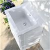 Ceramcia Tuscia Lavatoio da Esterno con Mobiletto 60x50 YORK PLUS - Vasca in Ceramica Profonda 25 cm + Mobile in Resina - Made in Italy - Ideale per Giardino, Garage, Mare - Jo-Bagno.it