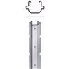 Generico MARRA EDILE SET 5 PEZZI PALO CON ASOLE INTERNE PALI VIGNETO RECINZIONE ACCIAIO ZINCATO H 250CM