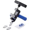 Generic Tagliapiastrelle per Vetro, Kit Set di Utensili Taglio Manuale 2 in 1 per Fai Te, Tagliavetro 3 15 Mm con Lama in Acciaio Al Tungsteno, per Piastrelle, Vetro, Specchi
