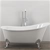 OGOMONDO Vasca Da Bagno Free Standing Vintage 006 Acrilico Bianco Lucido Ovale L160xH84XP75
