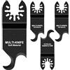 KTCINA 4 lame multiuso, 9,5 x 4,5 x 3,2 cm, design di taglio ultra preciso, stabile, durevole, multi-coltello, lama multifunzione per materiali morbidi, tappeto in PVC