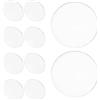 KAILIKETIY Copertura Calore e Semplice Installazione Pezzi 30 Resistente al per Trasparente Rotonda Mr16gu10 Design Moderno Lampade Interni e Bagni