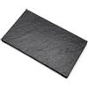 Inbagno Cover Per Piletta Di Scarico Nero 19,6 x 11,7 cm - Copertura Rettangolare Per Piatto Doccia In Resina - Ricambio Design Minimal