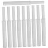 DIYEAH Magneti per Zoccolo Cucina 10 Pezzi Bianco, Chiusura Magnetica per Sportello Armadio Installazione Facile e Sigillatura Magnetica, per Cassetti e Cabinet in Cucina