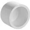 Aquariumline Calotta/Tappo in PVC Bianco ad Incollaggio - Chiusura per Tubi Acquari, Filtri, Sump e Impianti Tecnici 2 pezzi (32MM)