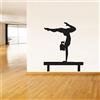 DBGFC Ragazza Ginnastica Adesivi Murali Sport Acrobatici Scuola Materna Camera Per Bambini Ragazza Vinile Carta Da Parati Decalcomania Sport Palestra Decorazione Artistica 57 * 76 Cm