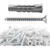Evotrade Tasselli in Nylon UV Fisher Con Espansione a 3 Settori Multiuso Con Sistema Antispanatura Alta Tenuta Diametro a Scelta ⌀ 6/8/10 Alta Qualita Made In Italy (100, Diametro 8mm)